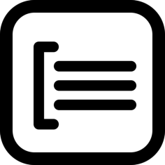 Interline Button Icon Svg Vector, Free Vectors File